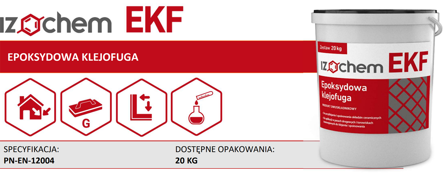 Klejofuga epoksydowa Izochem EKF 20kg